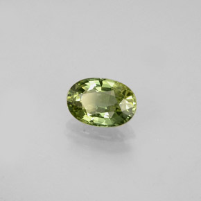 Safira multicolorido natural 0,62ct, corte oval, VVS