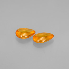 Pedras preciosas de safira laranja natural de  ct, transparente, transparente/translúcido