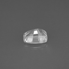 Safira branco natural 1,09ct, almofada cortada, VVS-VS