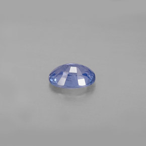 Safira azul natural 0,98ct, corte oval, VS