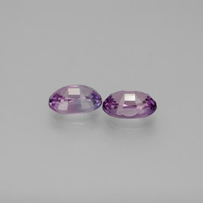 Pedras preciosas de safira violeta natural de  ct, corte oval, VVS-VS