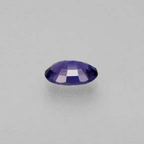 Safira violeta natural 0,54ct, corte oval, VVS-VS