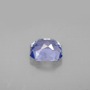 Safira azul natural 2,44ct, corte esmeralda, VS