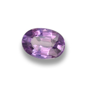 Safira violeta natural 0,52ct, corte oval, VVS-VS