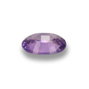 Safira violeta natural 0,52ct, corte oval, VVS-VS