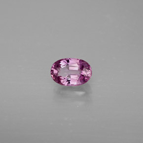 Safira violeta natural 0,71ct, corte oval, VVS-VS