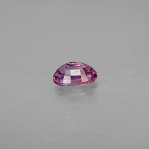 Safira violeta natural 0,71ct, corte oval, VVS-VS