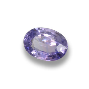 Safira violeta natural 0,55ct, corte oval, VS