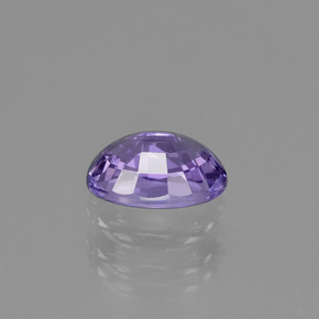Safira roxo natural 0,69ct, corte oval, VVS-VS
