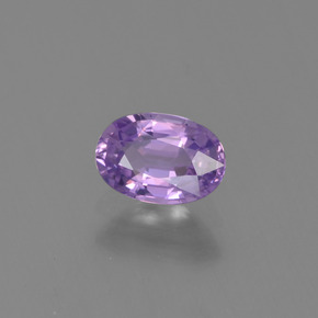 Safira violeta natural 0,66ct, corte oval, VVS-VS