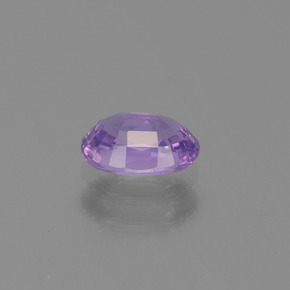 Safira violeta natural 0,66ct, corte oval, VVS-VS