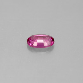 Safira roxo natural 0,53ct, corte oval, VVS-VS