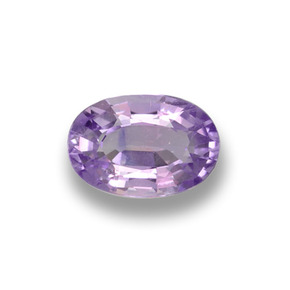 Safira violeta natural 0,64ct, corte oval, VVS-VS