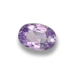 Safira violeta natural 0,64ct, corte oval, VVS-VS