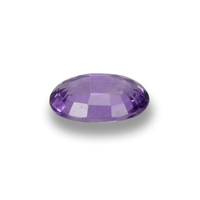 Safira violeta natural 0,53ct, corte oval, VS