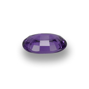 Safira violeta natural 0,52ct, corte oval, VS