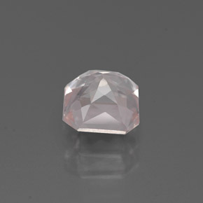 Safira rosa natural 1,32ct, corte esmeralda, VVS-VS