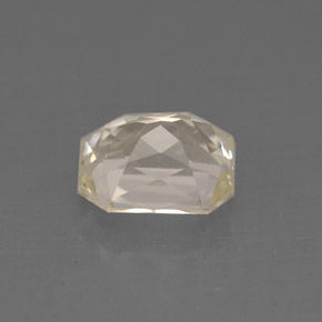 Safira amarelo natural 1,60ct, corte esmeralda, VVS-VS