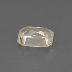 Safira amarelo natural 1,34ct, corte esmeralda, VVS-VS