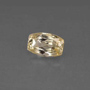 Safira amarelo natural 1,72ct, forma extravagante, VS