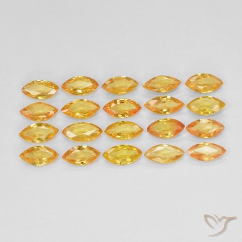 2.95ctw Natural damasco laranja Safira, Marquesa, VVS-VS