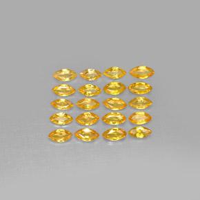 Pedras preciosas de safira laranja natural de 3,03 ct, marquise, VVS-VS