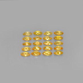Pedras preciosas de safira laranja natural de 3,03 ct, marquise, VVS-VS