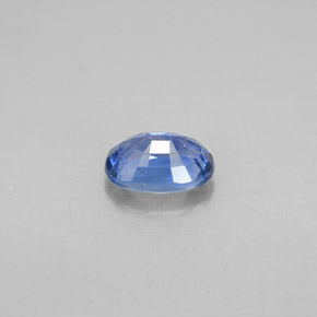 Safira azul natural 1,05ct, corte oval, VS