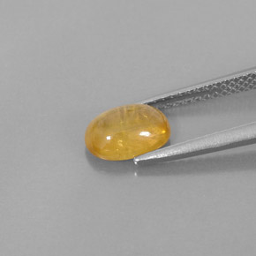 Safira ouro natural 1,74ct, transparente, transparente/translúcido