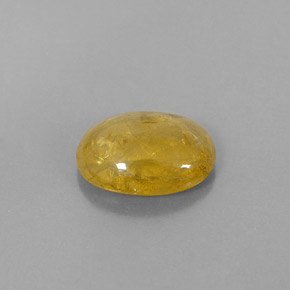 Safira amarelo natural 4,29ct, transparente, transparente/translúcido