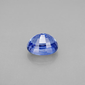 Safira azul natural 2,05ct, corte oval, VVS