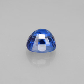 Safira azul natural 2,14ct, almofada cortada, VVS-VS