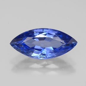 Safira azul natural 2,73ct, marquise, VVS