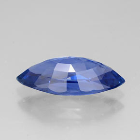 Safira azul natural 2,73ct, marquise, VVS