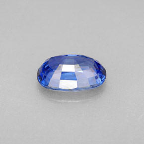 Safira azul natural 2,15ct, corte oval, VVS-VS