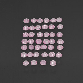 Pedras preciosas de safira rosa natural de  ct, corte redondo, VVS-VS