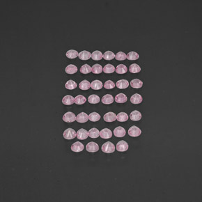 Pedras preciosas de safira rosa natural de  ct, corte redondo, VVS-VS