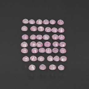 Pedras preciosas de safira rosa natural de  ct, corte redondo, VVS-VS