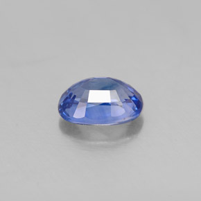 Safira azul natural 1,17ct, corte oval, VVS