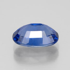 Safira azul natural 2,02ct, corte oval, VVS-VS