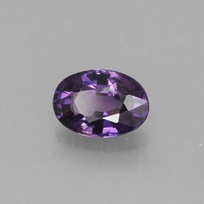 Safira violeta natural 0,55ct, corte oval, VS