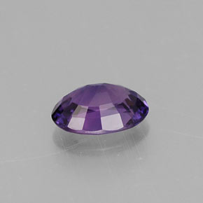 Safira violeta natural 0,55ct, corte oval, VS