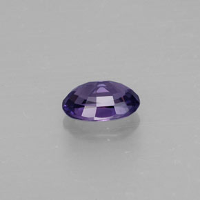 Safira violeta natural 0,55ct, corte oval, VS