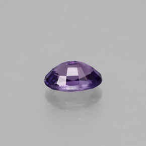 Safira violeta natural 0,70ct, corte oval, VS