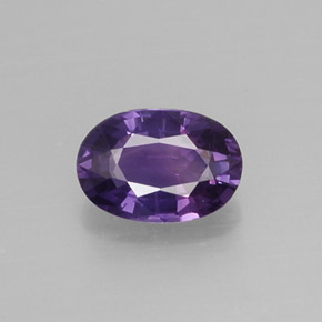 Safira violeta natural 0,60ct, corte oval, VS
