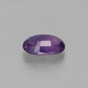 Safira violeta natural 0,60ct, corte oval, VS