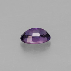 Safira violeta natural 0,67ct, corte oval, VS