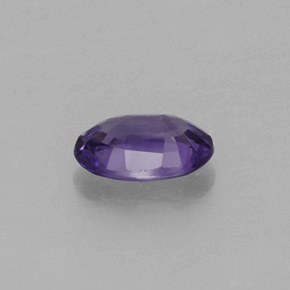 Safira violeta natural 0,56ct, corte oval, VS