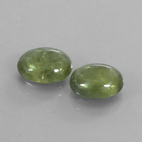 Pedras preciosas de safira verde natural de  ct, transparente, transparente/translúcido