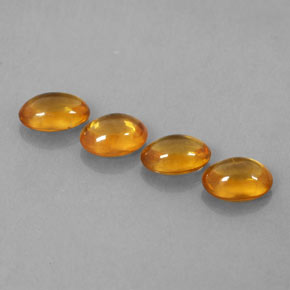 Pedras preciosas de safira laranja natural de 2,43 ct, transparente, transparente/translúcido
